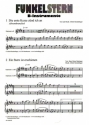 Funkelstern für Gesang (Chor unisono) und Instrumente Spielpartitur B-Instrumente