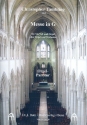 Messe in G fr gem Chor und Orgel Partitur