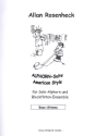 Alphorn-Suite american Style fr Alphorn in F (Tenorsaxophon) und Blockflten-Ensemble Bassblockflte
