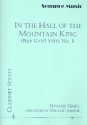 In the Hall of the Mountain King for 6 clarinets (EsBBBAltBass) score and parts
