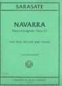 Navarra op.33 for 2 violins and piano parts