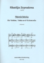 Trio fr Violine, Viola und Violoncello Partitur und Stimmen