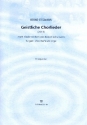 Geistliche Chorlieder  fr gem Chor, Harfe und Orgel Partitur