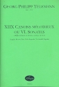 18 Canons Mlodieux ou 6 Sonates pour 2 Basse-Viole da gamba (2 Vc, 2 Fag) 2 scores