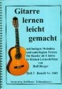 Gitarre lernen leicht gemacht Band 3