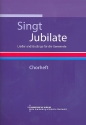Singt Jubilate fr Gemeinde und Instrumente (gem Chor ad lib) Chorpartitur