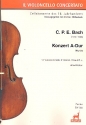 Konzert A-Dur Wq172 fr Violoncello solo, 2 Violinen, Viola und Bc Partitur