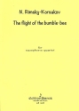 The Flight of the Bumble-Bee for 4 saxophones (SATB) score and parts