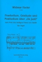 Prludium, Graduale und Postludium ber Os justi fr Orgel