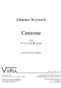 Canzone fr Flte und Klavier