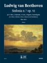 Sinfonia no.7 op.92 per 2 oboi, 2 clarinetti, 2 corni, 2 fagotti e controfagotto partitura