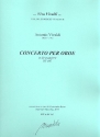 Konzert D-Dur RV447 fr Oboe und Streicher Partitur und Stimmen (Bc nicht ausgesetzt) (Streicher 1-1-1-1)