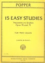 Preparatory to Studies op.76 and op.73 for 2 cellos score