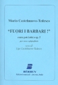Fuori i barbari op.5 per voce e pianoforte