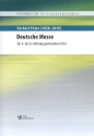 Deutsche Messe fr gem Chor a cappella Partitur