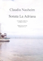 Sonata La Adriana fr Sopranblockflte (Altflte in G) und Bc Partitur und Stimmen (Bc ausgesetzt)