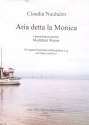 Arietta detta la Monica fr Sopranblockflte (Altflte in G) und Bc Partitur und Stimmen (Bc ausgesetzt)