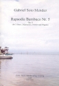 Rapsodia bambuco Nr.5 op.8 fr 2 Oboen, 2 Klarinetten, 2 Hrner und 2 Fagotte Partitur und Stimmen