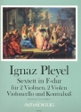 Sextett F-Dur op.37 fr 2 Violinen, 2 Violen, Violoncello und Kontrabass Partitur und Stimmen