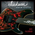 HL00125438 Calendar Jackson Heavy Metal Guitars 2015 16-Month Wall Calendar