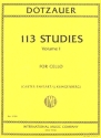 113 Studies vol.1 (nos.1 -34) for cello