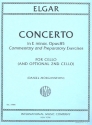 Concerto in e Minor op.85 cello part with commentary and preparatory exercises (cello 2 ad lib)