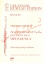Divertissement Es-Dur op.68,4 fr Flte (Klavier ad lib) Stimme und Faksimile der Klavierbegleitung