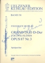 Grand Duo D-Dur op.87,3 fr 2 Flten Spielpartitur