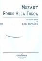 Rondo alla turca KV331 for 3 clarinets and bass clarinet score and parts