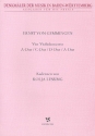 Kadenzen zu 4 Violinkonzerten  von Ernst von Gemmingen fr Violine