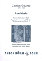 Ave Maria fr Sopran (Tenor) und Orgel (Violine und Violoncello ad lib) Partitur und Instrumentalstimmen