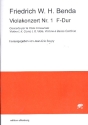 Konzert F-Dur Nr.1 fr Viola und Streichorchester Partitur