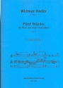 5 Stcke fr Flte und Orgel (manualiter) 2 Spielpartituren