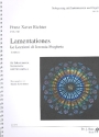 Lamentationes fr Soli, Instrumente und Bc Partitur