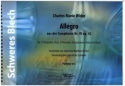 Allegro aus der Sinfonie Nr.6 op.42 fr 3 Trompeten, Horn, 2 Posaunen, Bassposaune, Tuba und Orgel Partitur und Stimmen