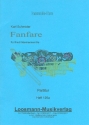 Fanfare fr 6 Blechblser (3 Trompeten und 3 Posaunen/Ensemble) Partitur und Stimmen