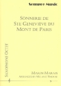 Sonnerie de Ste Genevive du Mont de Paris for 8 saxophones (SSAATTBarBar) score and parts