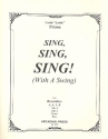 Sing sing sing (With a Swing) for 4 recorders (AATB) score and parts
