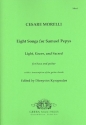 8 Songs for Samuel Pepys for bass (baritone) and guitar/tab 2 scores