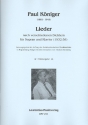 Lieder nach verschiedenen Dichtern fr Sopran und Klavier