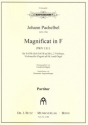 Magnificat F-Dur PWV1511 fr gem Chor, 2 Violinen, Violoncello (Fagott) und Orgel Partitur