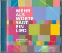 Mehr als Worte sagt ein Lied  CD