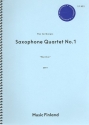 Saxophone Quartet no.1 for 4 saxophones (SATBar) score