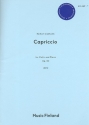 Capriccio for violin and piano score