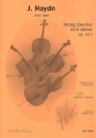 Streichquartett h-Moll op.33,1 fr 4 Violoncelli (Fagotte) Partitur und Stimmen
