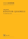 Knstler-Quadrille fr 8 Kontrabsse Partitur und Stimmen