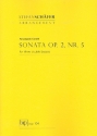 Sonate op.2,5 fr 3 Kontrabsse Partitur und Stimmen