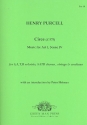 Circe Z575 for soloists, mixed chorus, strings and Bc score and instrumental parts (1-1-1-1)