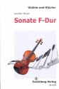 Sonate F-Dur fr Violine und Klavier