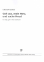 Geh aus mein Herz und suche Freud fr gem Chor und Band Partitur